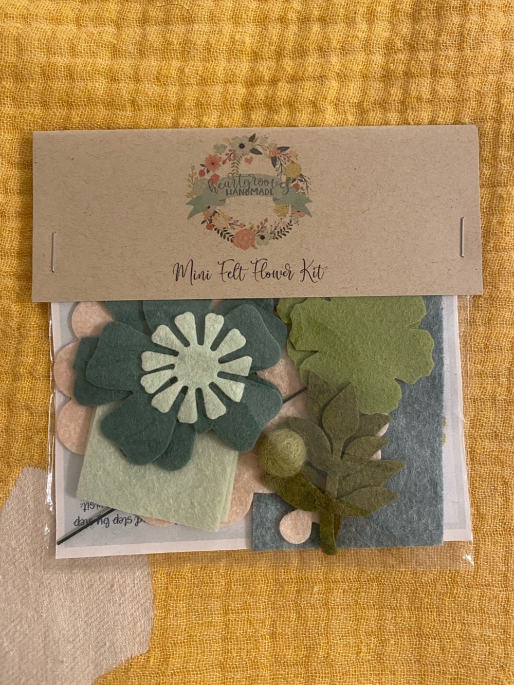Mini Felt Flower Craft Kit